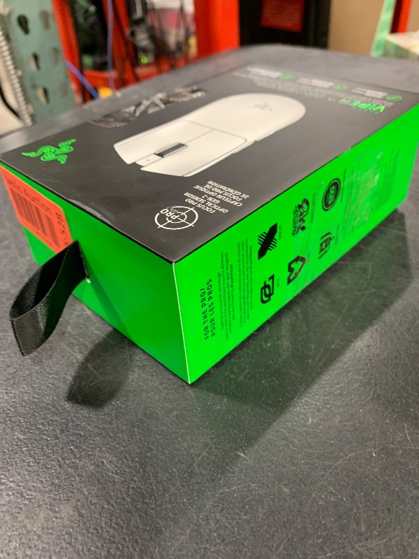 Photo 1 of Razer Viper V3 Pro Wireless Esports Gaming Mouse: Symmetrical - 55g Lightweight - 8K Polling - 35K DPI Optical Sensor - Gen3 Optical Switches - 8 Programmable Buttons - 95 Hr Battery - White