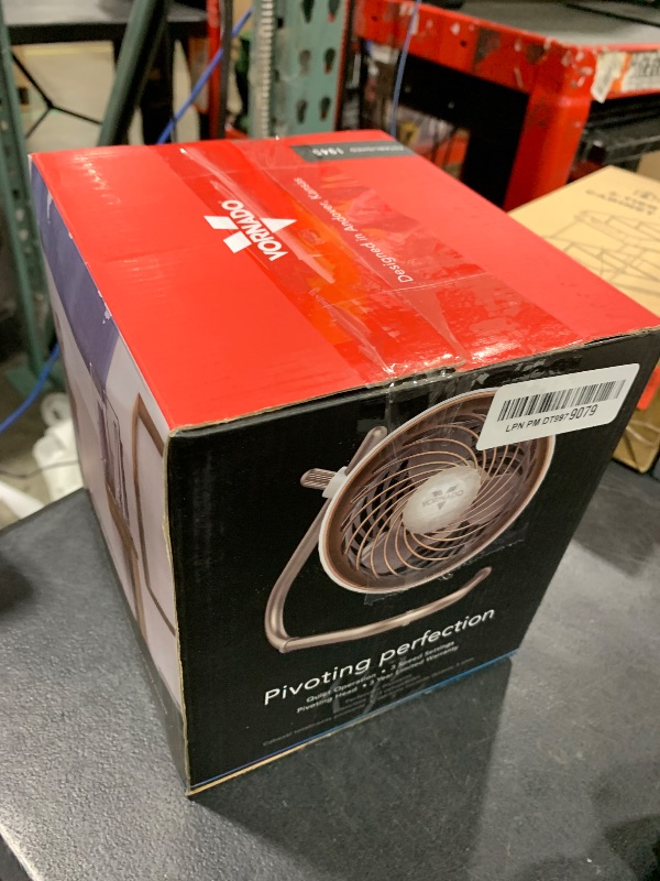 Photo 1 of Vornado Pivot Personal Air Circulator Fan, 6-inch, Quiet Portable Travel Fan, 3 Speeds, Copper