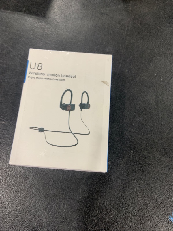 Photo 1 of Otium Bluetooth Headphones, Wireless Earbuds IPX7 Waterproof Sports Earphones with Mic HD Stereo Sweatproof in-Ear Earbuds Gym Running Workout 15 Hour Battery Sound Isolation Headsets