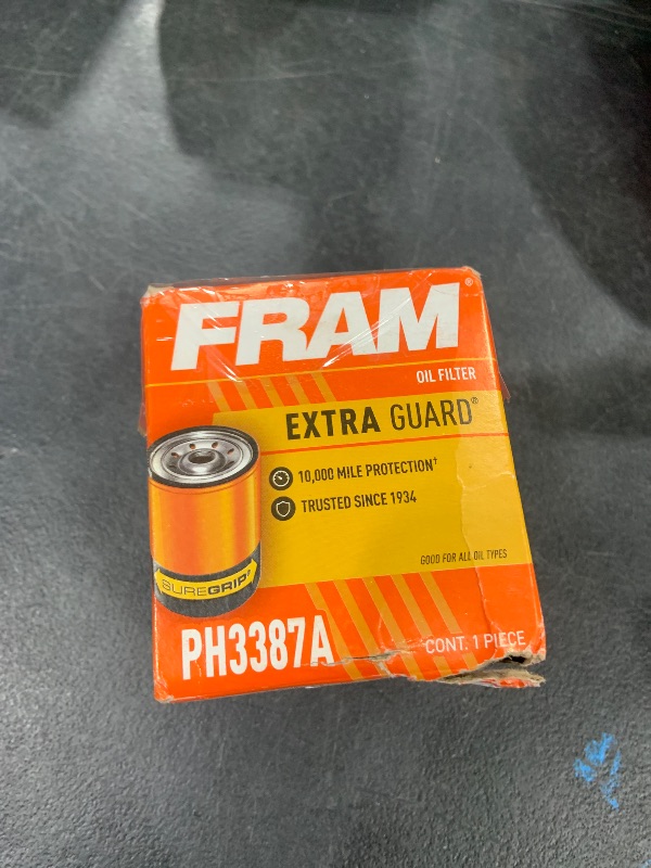 Photo 1 of FRAM Extra Guard PH3387A, 10K Mile Change Interval Spin-On Oil Filter