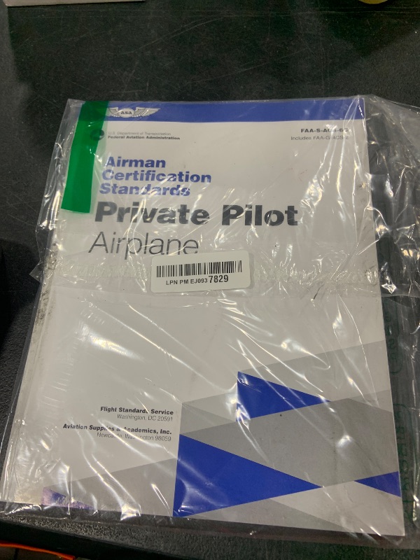 Photo 1 of Airman Certification Standards: Private Pilot - Airplane (2025): FAA-S-ACS-6C (ASA ACS Series)