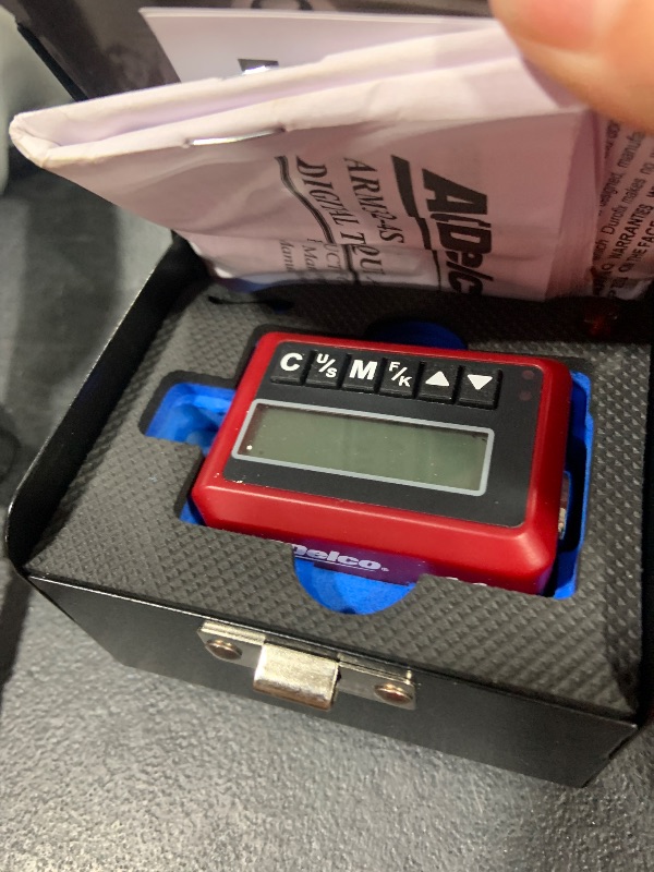 Photo 1 of ACDelco Tools ARM302-4S 1/2 Inch Digital Torque Wrench with Buzzer and LED Flash Notification - ISO 6789 Standards with Certificate of Calibration