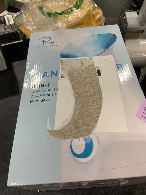 Photo 1 of NanoSteamer Large 3-in-1 Nano Ionic Facial Steamer with Precise Temp Control - Humidifier - Unclogs Pores - Blackheads - Spa Quality - Bonus 5 Piece Stainless Steel Skin Kit (Teal)