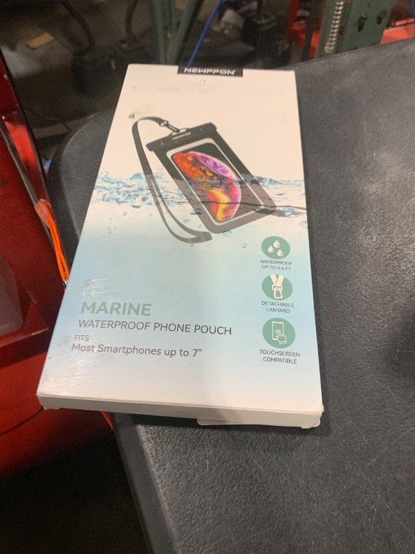 Photo 1 of 4 Pack 8.5” Waterproof Cell Phone Pouch - Universal Water Proof Dry Bag Case with Neck Lanyard - Underwater Clear Cellphone Holder Large Protector for iPhone Samsung Galaxy for Beach Pool Swimming