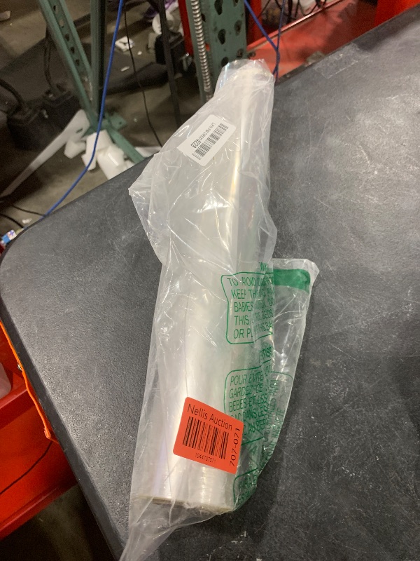 Photo 1 of 100 ft Clear Cellophane Wrap Roll (31.5 in x 100 ft) - 3 Mil Thicken Cellophane Roll, Clear Cellophane Bags Large, Clear Wrapping Paper for Flower Gift Baskets Wrap (31.5" fold into 16")