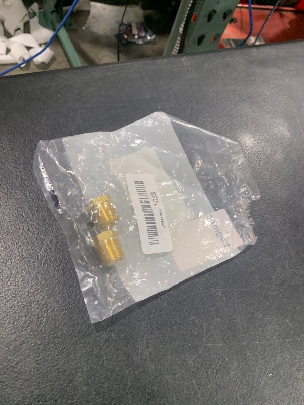 Photo 1 of Legines Brass Pipe Fitting Hex Bushing, 3/8" NPT Male to 1/4" NPT Female 1200psi (2pcs)