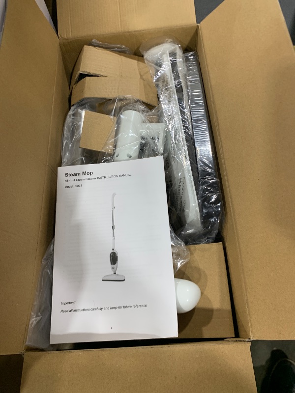 Photo 1 of Steam Mop - All-in-one Powerful Handheld Steam Cleaner Detachable Floor Steamer with 11 Accessories, MultiPurpose Steamer for Hardwood Floors, Clothes,Windows,Tiles,Carpet, Whole Home Use, Rose Gold