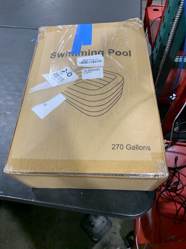Photo 1 of Inflatable Swimming Pool, 79 x 58 x 29 inch Full-Sized Large Inflatable Pools, Blow Up Durable Thickened Pools for Outdoor, Garden, Backyard.