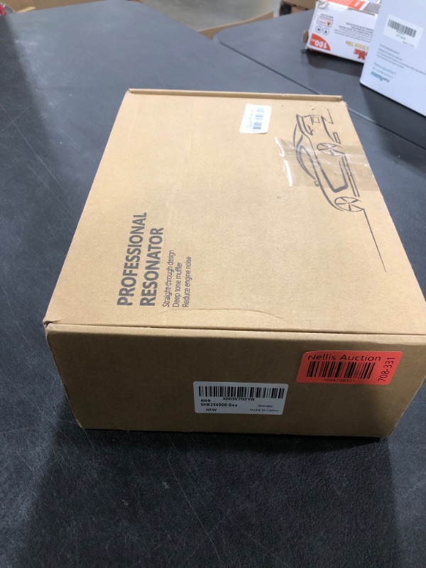 Photo 1 of LCGP 2.5'' Inlet & Outlet Universal Muffler, 11.5'' Overall Length Stainless Steel Resonator 2 Pack