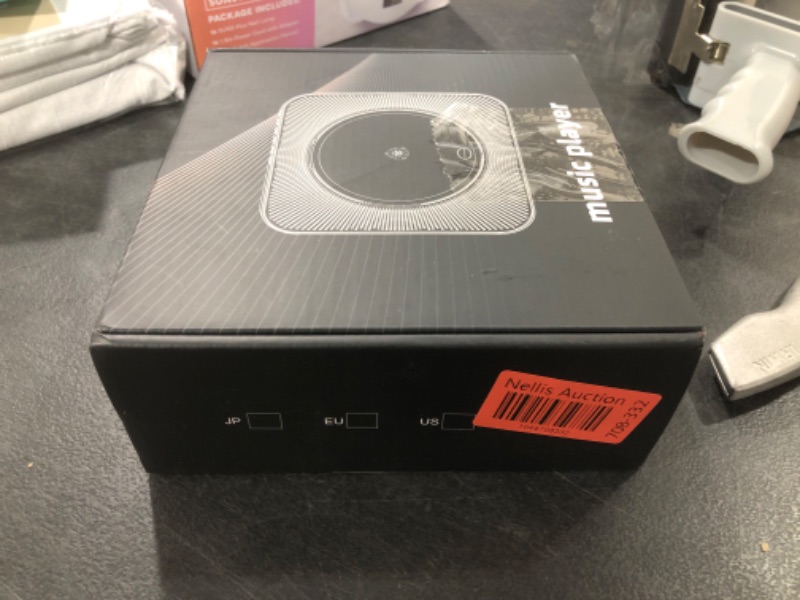 Photo 1 of Gueray CD Player Portable Bluetooth Desktop CD Player for Home with Timer Built-in HiFi Speakers with LCD Screen Display Boombox FM Radio USB Type-c