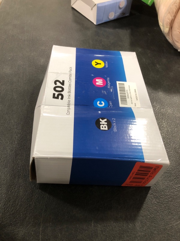 Photo 1 of DEEIYUER 502 Ink Refill Bottles ET-2850 ET-3850 ET-4850 ET-15000 502 Ink Compatible for ET 2850 ET 3850 ET-4760 ET-2760 ET-3830 ET 4850 ET 15000 ET-3843 ET-2980 2750 4750 3750 Printer