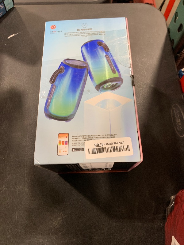 Photo 1 of JBL Pulse 5 Portable Bluetooth Speaker with Dazzling Light Show - Black (Renewed)