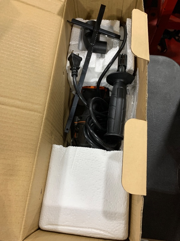 Photo 1 of DOVAMAN Circular Saw, 5.8A 4-1/2" Circular Saw w/Laser, Metal Auxiliary Handle, 6 Blades (4½", 4¾"), Cutting Depth 1-11/16" (90°), 1-1/8" (45°), Ideal for Wood, Soft Metal, Plastic, Tile - MCS01A