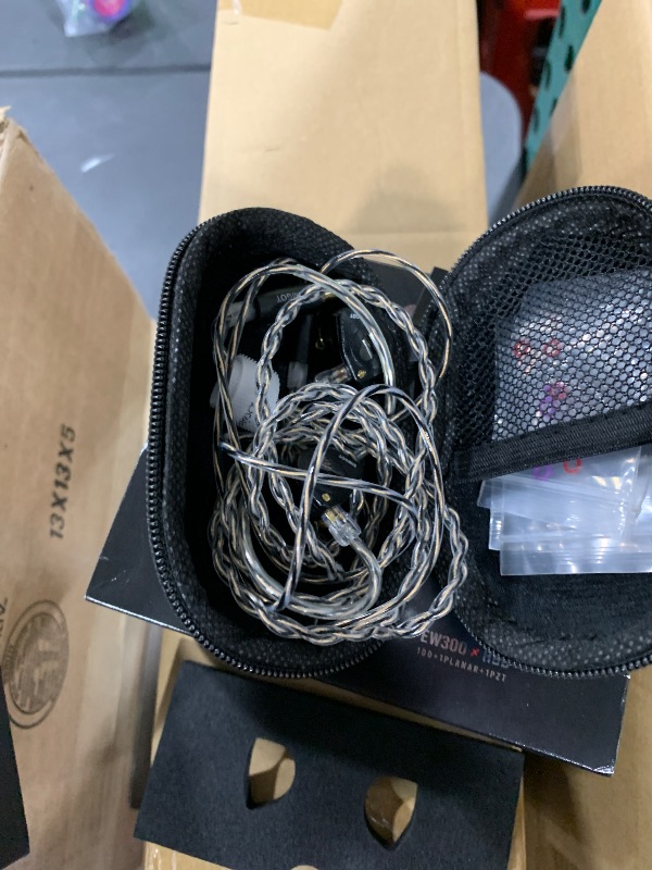 Photo 1 of Linsoul SIMGOT EW300 1DD+1Planar+1PZT Hybrid Driver in Ear Monitor, Wired Earbuds IEM, Gaming Earbuds with Detachable Nozzles, Silver-Plated OFC IEM Cable for Audiophile Musician (EW300 HBB)