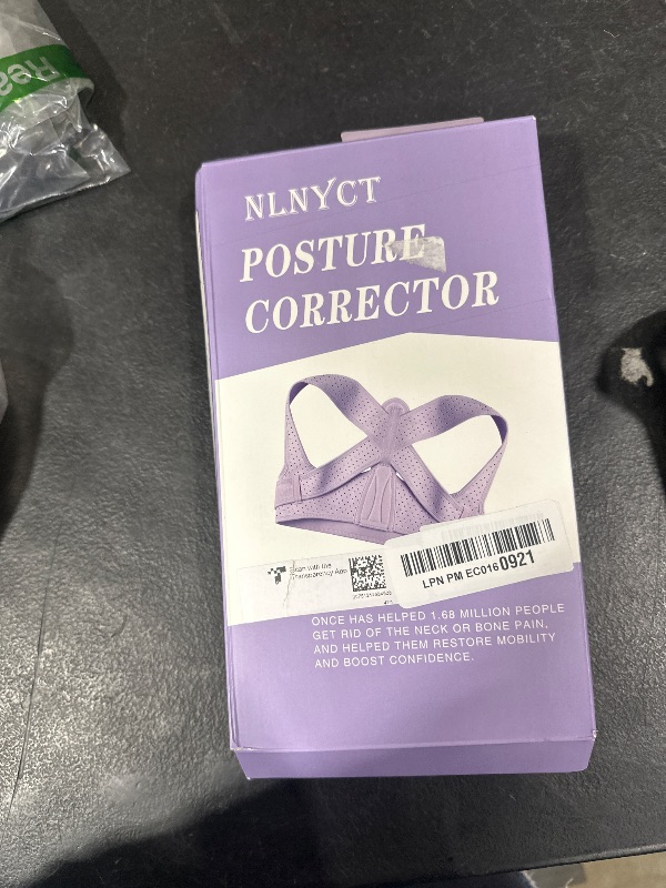 Photo 1 of NLNYCT Posture Corrector For Women, Adjustable Back Brace For Posture, Back Posture Corrector Providing Pain Relief From Lumbar, Neck, Shoulder, And Clavicle, Back (S/M Upper Waist 25-36 Inch)