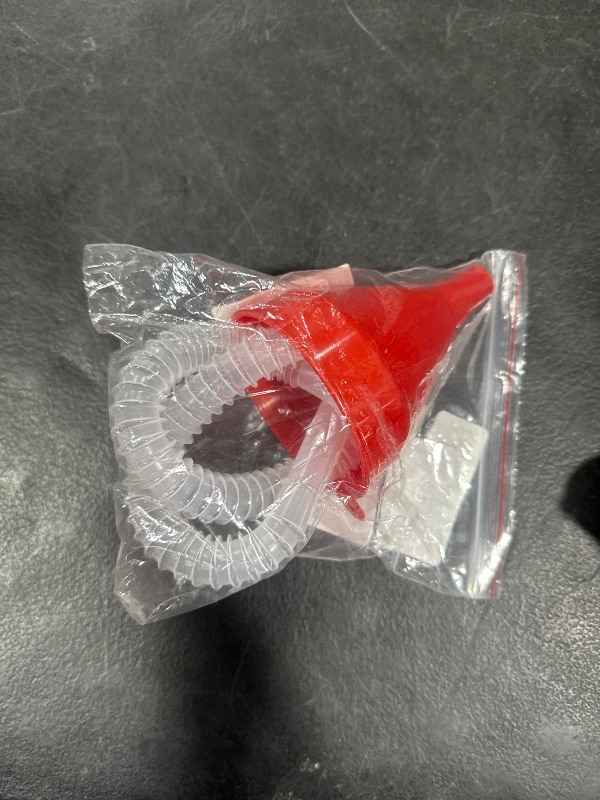Photo 1 of Long Flexible Funnel with Hose - 3'' Wide 23'' Long Oil Funnel with Hose Long Funnel for Transmission Fluid - Long Funnel with Flexible Hose Water Funnel with Tube Watering Funnel