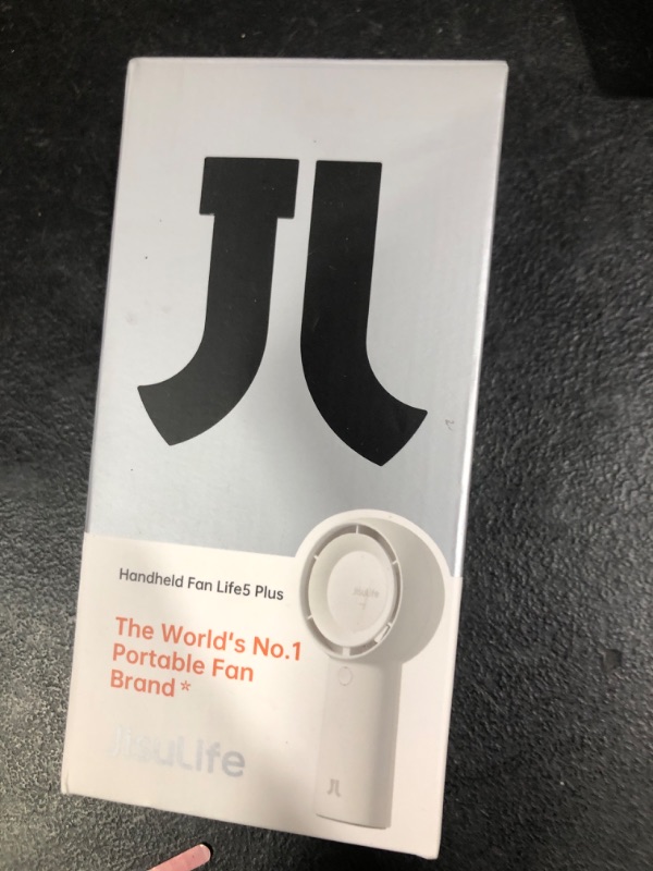 Photo 1 of JISULIFE Handheld Portable Turbo Fan [16H Max Cooling Time], 4000mAh USB Rechargeable Personal Battery Operated Mini Small Pocket Fan with 5 Speeds for Travel/Outdoor/Vacation/Concerts - Brown