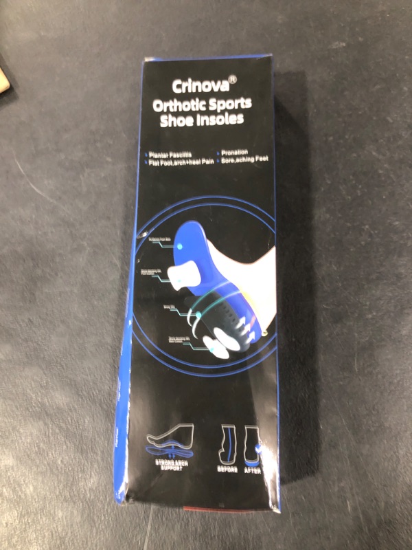 Photo 1 of Plantar Fasciitis Insoles, High Arch Support Shoe Inserts Men Women, Orthotics Gel Running Insoles for Flat Feet - Arch Pain - Pronation - Metatarsalgia Pain Relief Heavy Duty Support(Trim to Fit)