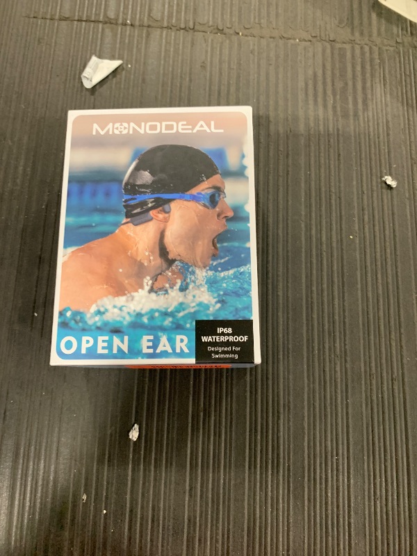 Photo 1 of MONODEAL Swimming Headphones - IP68 Waterproof Open Ear Bluetooth 5.4 Earbuds With 32GB Memory Card for Swimming, Running and Sports