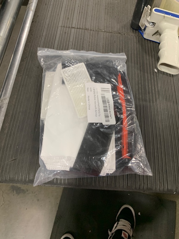 Photo 1 of Replacement for Loorow AT800 Accessories : Replace Part for Loorow AT800 3-in-1 Robot Vacuum 1 Main Brush 4 Side Brush 3 Filter 3 Mop Pad 3 Dust Bag (14 Pack)
