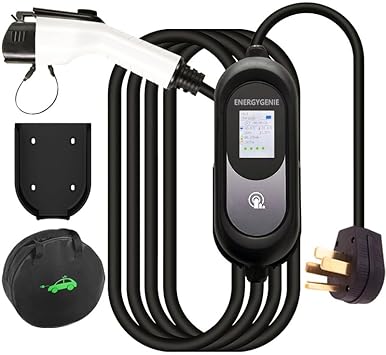 Photo 1 of Level 2 EV Charger (50 Amp, 240V, NEMA 14-50P) with 25FT Cord, Adjustable Portable Electric Vehicle Charging Station for SAE J1772 Cars, Fast and Convenient for Indoor/Outdoor, UL Certified
