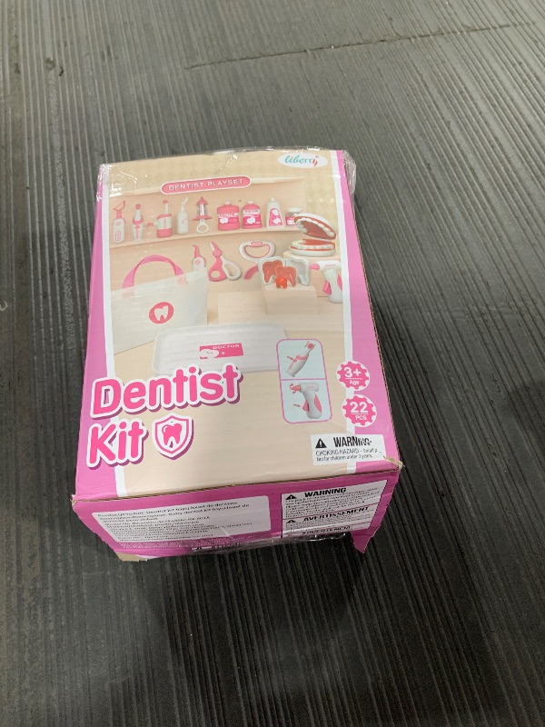 Photo 1 of Liberry Toy Doctor Kit for Toddlers 3 4 5 Years Old, 22 Pieces Dentist Playset with Medical Bag & Dental Tools, Doctor Pretend Play Set for Girls (Pink)