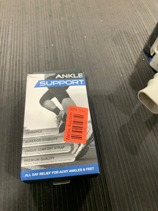 Photo 1 of ABIRAM Foot Sleeve (Pair) with Compression Wrap, Ankle Brace For Arch, Ankle Support, Football, Basketball, Volleyball, Running, For Sprained Foot, Tendonitis, Plantar Fasciitis