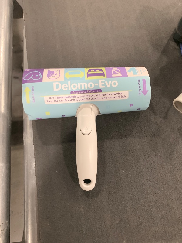 Photo 1 of DELOMO Pet Hair Removal Tool, Pet Hair Remover - Lint Roller for Pet Hair - Cat and Dog Hair Remover for Couch, Furniture, Carpet, Car Seat, Reusable Lint Roller with Fur Bin, Pet Owner Essential