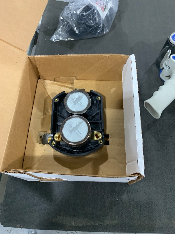 Photo 1 of Delta Faucet R22000 MultiChoice Universal Valve 3-Setting 6-Setting Custom Shower Integrated Diverter Rough, Custom Shower Valve Kit, Brass Construction, R22000-WS (Screwdriver Stops Included)