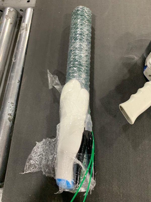 Photo 1 of Chicken Wire 15.7in x 118in with a Pair of Gloves?1 Wire Cutter?50 Pcs Cable Zip Ties, Floral Chicken Wire Mesh 0.8in Hexagonal Galvanized PVC Coated Garden Netting Fence for Craft Poultry Garden