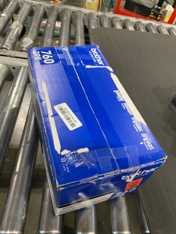 Photo 1 of Brother Genuine High-Yield Black Toner Cartridge Twin Pack TN760 2Pk, TN7602PK,2 Pack