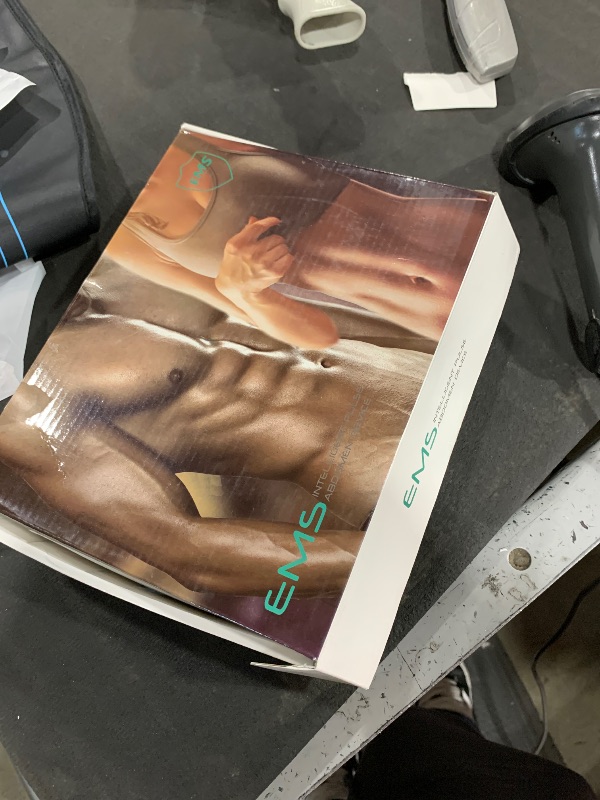 Photo 1 of ABS Stimulator,Ab Stimulator Muscle Toner, Muscle Machine Workout Equipment, Ab Toning Belt Muscle Toner Fitness Training for Abdomen/Stomach,Ab Trainer Body Shape Home/Office Weight Loss 1 Pack
