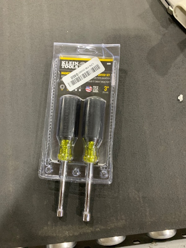 Photo 1 of Klein Tools 630M Tool Set, Made in USA, Magnetic Nut Driver Set with Nut Driver Sizes 1/4 and 5/16-Inch, 3-Inch Hollow Shaft, Cushion Grips, 2-Piece