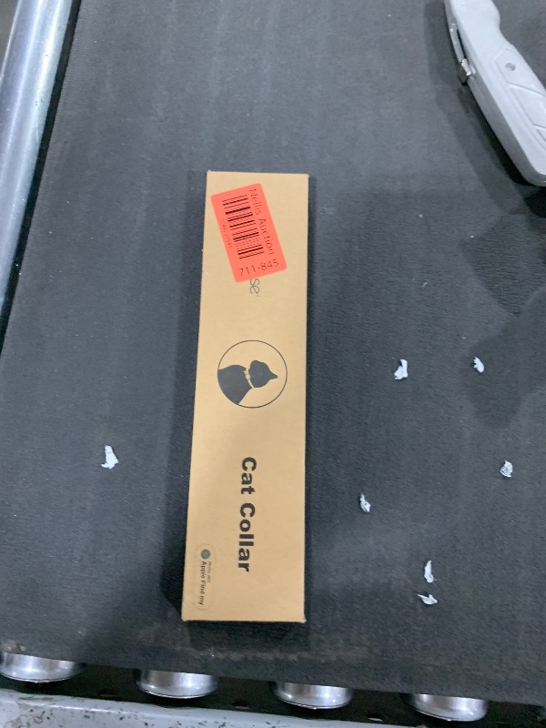 Photo 1 of Cat Tracker Collar - Waterproof Airtag Cat Collar with Finder Tag (iOS ONLY), Compatible with Apple Find My, Breakaway Tractive Design with Reflective Pattern & Bell, Purple(Not for Android Devices)