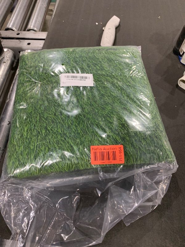 Photo 1 of MAYSHINE Artificial Grass Door Mat - for Entryway Indoor/Outdoor Green Turf Rug, Perfect for Dog Potty Training and Multi-Purpose Use 35x24 Inches