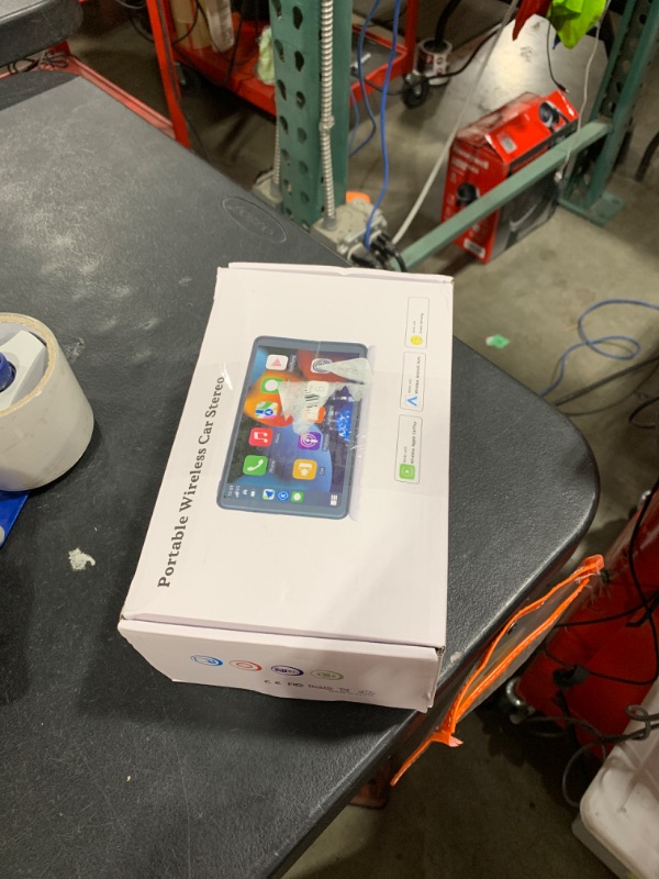Photo 1 of Portable Carplay Screen for Car, 7" Wireless Carplay & Android Auto with Bluetooth, HD Backup Camera, GPS Navigation, Siri, FM, AUX, Mirror Link for All Vehicles