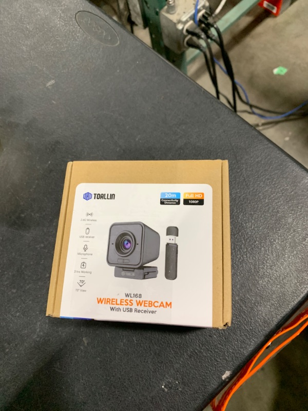 Photo 1 of TOALLIN 1080P HD Wireless Webcam for PC, Built-in Noise-Canceling Microphone, Wireless Computer Camera for Video Conferencing, Live Streaming and Online Video Calls