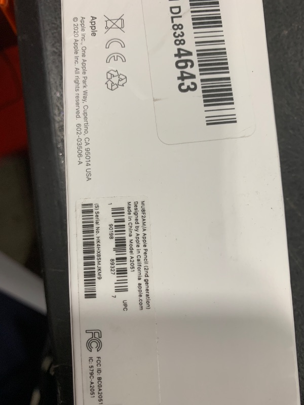 Photo 1 of Apple Pencil (2nd Generation): Device Compatibility Check Required - Pixel-Perfect Precision, Perfect for Note-Taking, Drawing, and Signing documents. Attaches, Charges, and Pairs magnetically.