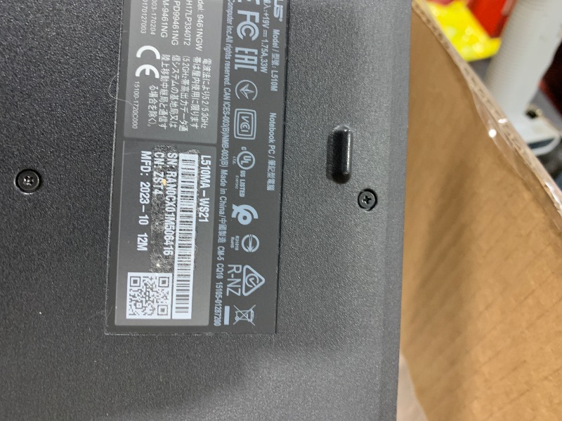 Photo 1 of ASUS Lightweight 15.5" Full HD Laptop, Windows 11 Home OS, Intel Celeron Processor Up to 2.76GHz, 4GB LPDDR4, 128GB SSD, Backlit Keyboard, Dark Gray (Renewed)