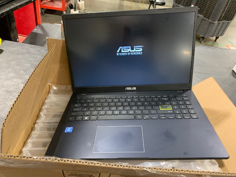 Photo 1 of ASUS Lightweight 15.5" Full HD Laptop, Windows 11 Home OS, Intel Celeron Processor Up to 2.76GHz, 4GB LPDDR4, 128GB SSD, Backlit Keyboard, Dark Gray (Renewed)