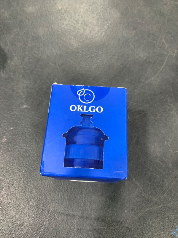 Photo 1 of OKLGO 5 Gallon Water Jug Cap Reusable - Non-Spill 55mm Water Bottle Caps,Silicone Replacement Cap Lids Anti Splash 3 Pack