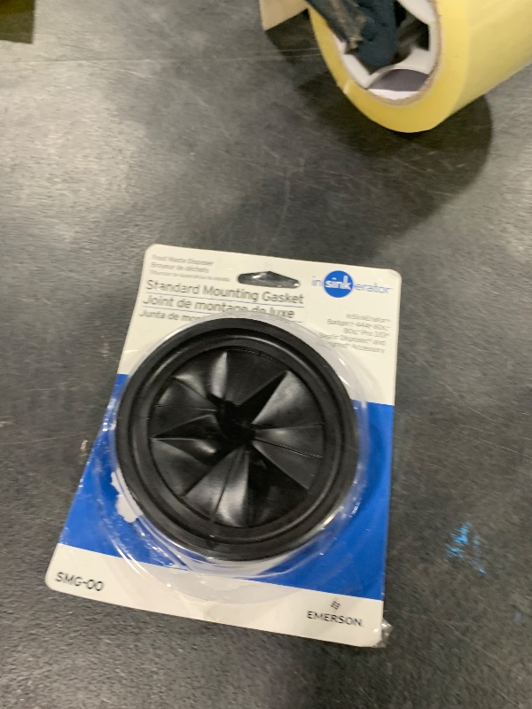 Photo 1 of InSinkErator SMG-00 Standard Mounting Gasket, Black (Compatible only with InSinkErator Badger, 444, 60s, 80s, Contractor 333 and Evergrind disposer models)