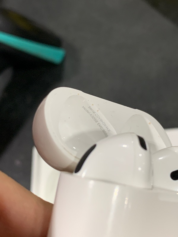 Photo 1 of Apple AirPods 4 Wireless Earbuds, Bluetooth Headphones, with Active Noise Cancellation, Adaptive Audio, Transparency Mode, Personalized Spatial Audio, USB-C Charging Case, Wireless Charging, H2 Chip