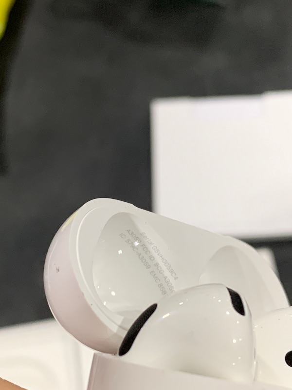 Photo 1 of Apple AirPods 4 Wireless Earbuds, Bluetooth Headphones, with Active Noise Cancellation, Adaptive Audio, Transparency Mode, Personalized Spatial Audio, USB-C Charging Case, Wireless Charging, H2 Chip