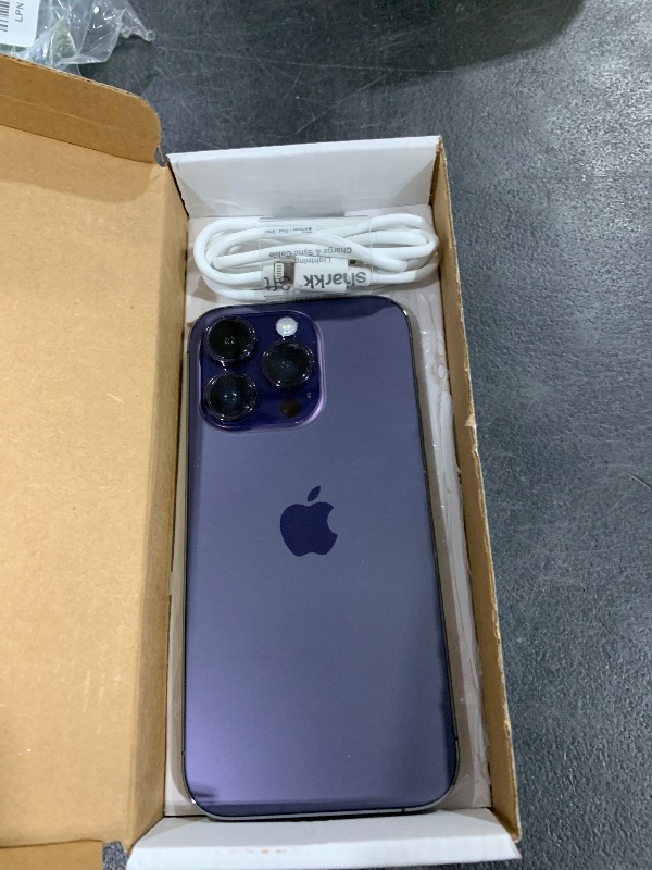 Photo 1 of Apple iPhone 14 Pro, 256GB, Deep Purple - Unlocked (Renewed)