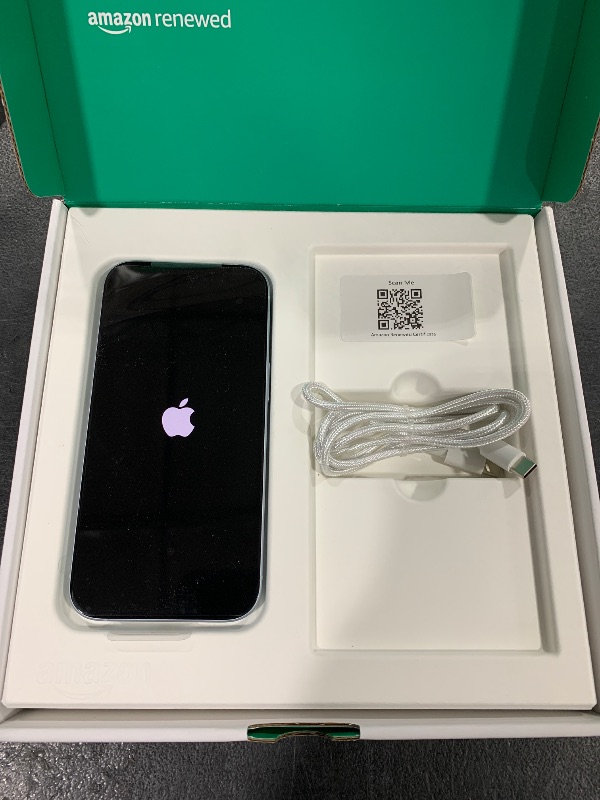 Photo 1 of Apple iPhone 15, 128GB, Blue - Unlocked (Renewed Premium)