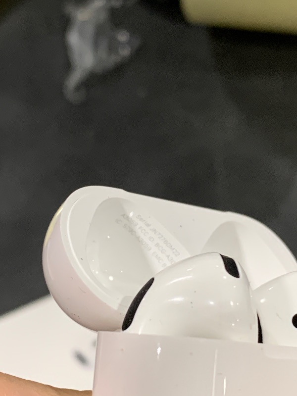 Photo 1 of Apple AirPods 4 Wireless Earbuds, Bluetooth Headphones, with Active Noise Cancellation, Adaptive Audio, Transparency Mode, Personalized Spatial Audio, USB-C Charging Case, Wireless Charging, H2 Chip