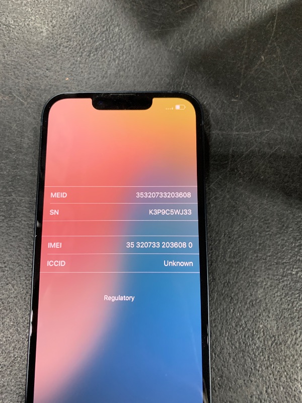 Photo 1 of Apple iPhone 13, 128GB, Midnight - Unlocked (Renewed)
