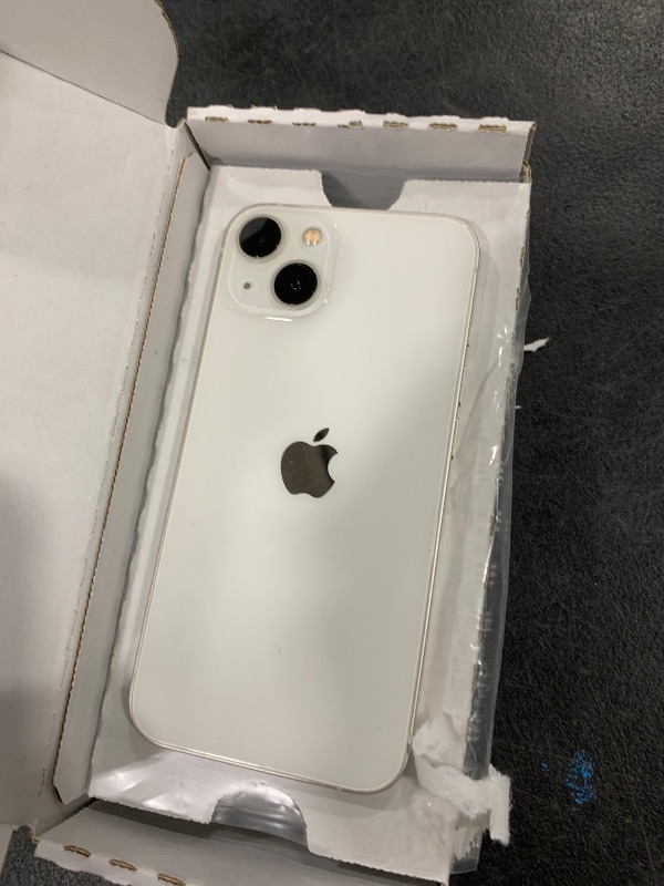 Photo 1 of Apple iPhone 13, 128GB, Starlight - Unlocked (Renewed)