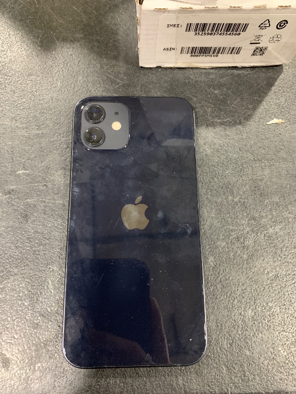 Photo 1 of Apple iPhone 12, 64GB, Black - Fully Unlocked (Renewed)
